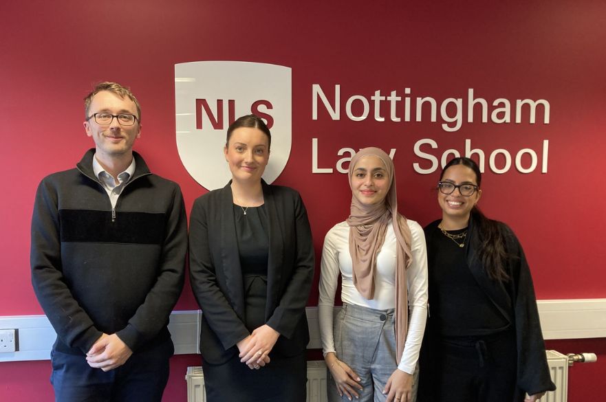 Runners up pictured for the NLS Client Interviewing Competition