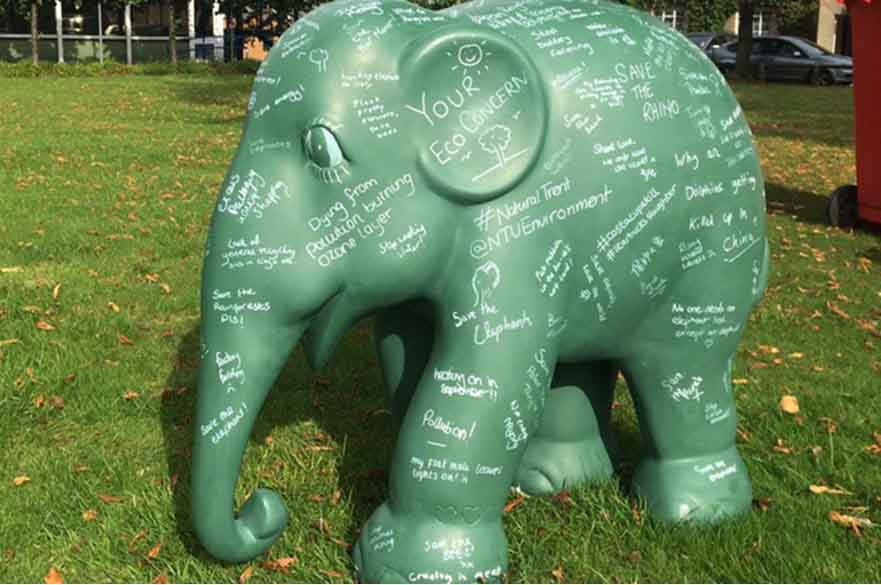 Nelly the sustainability elephant