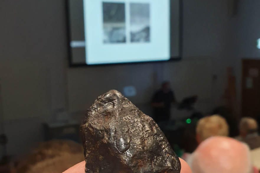 Meteorite with Open Dome Audience