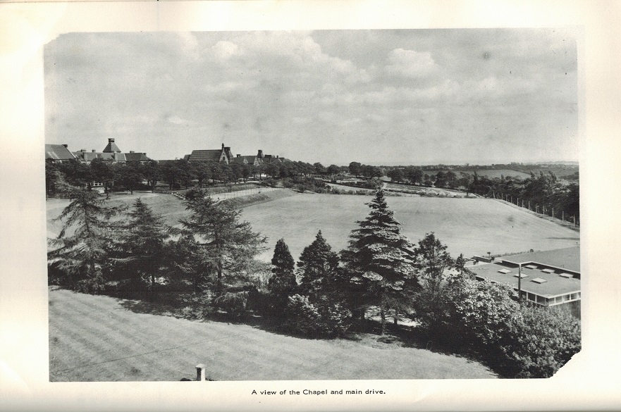 An old photo of Mapperley hospital and grounds