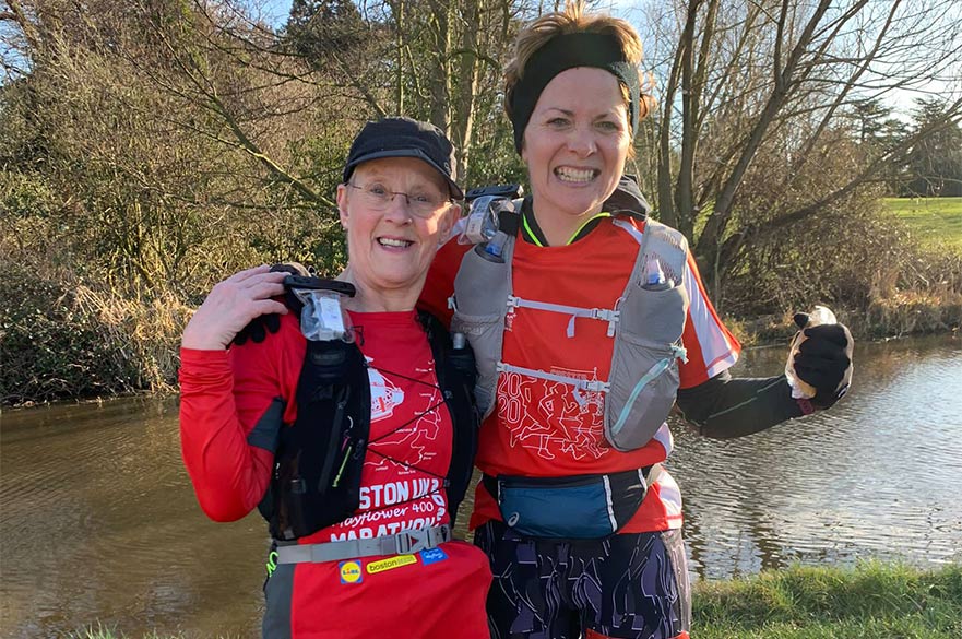 Nicki Adamson at the Chester Ultra 50-mile race