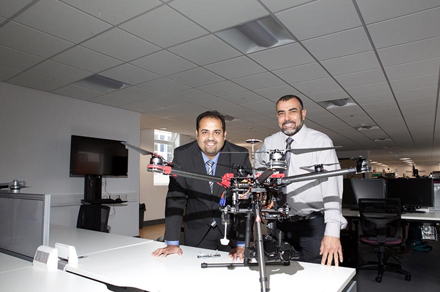 Prof Amin Al-Habaibeh and Bubaker Shakmak