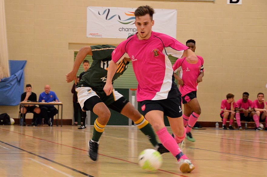 NTU mens futsal player