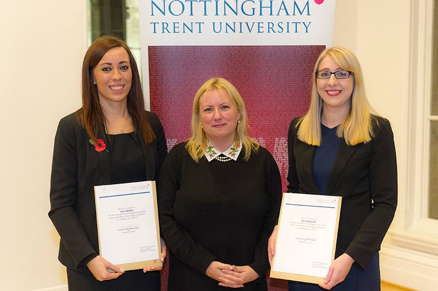 2015 prize winning law students