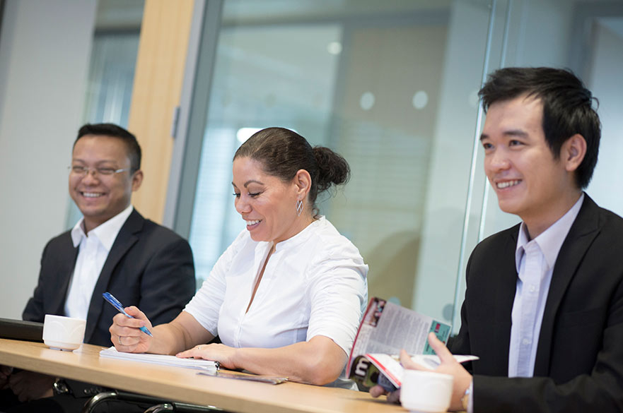 Class of MBA students