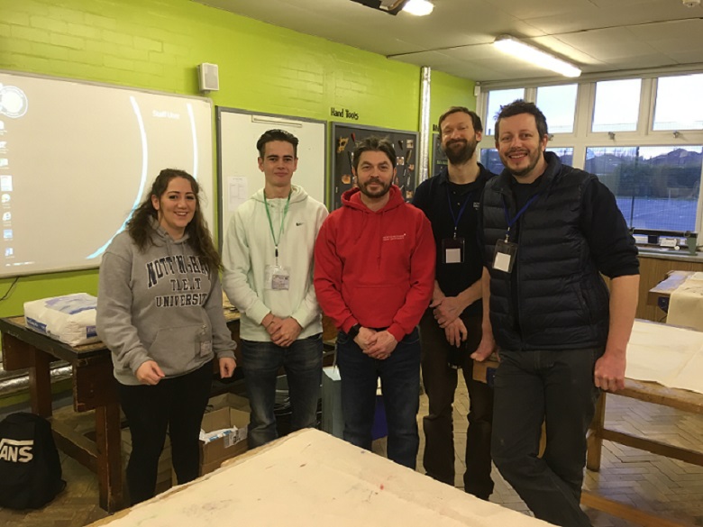NTU students and ADBE technical staff at Fernwood Design Day 2018