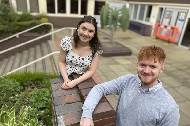 Katie Green and Jack O'Connor who will be taking part in the project