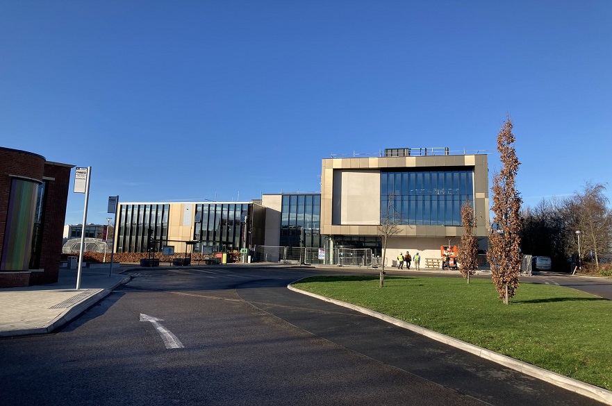 The exterior of the HAP Centre