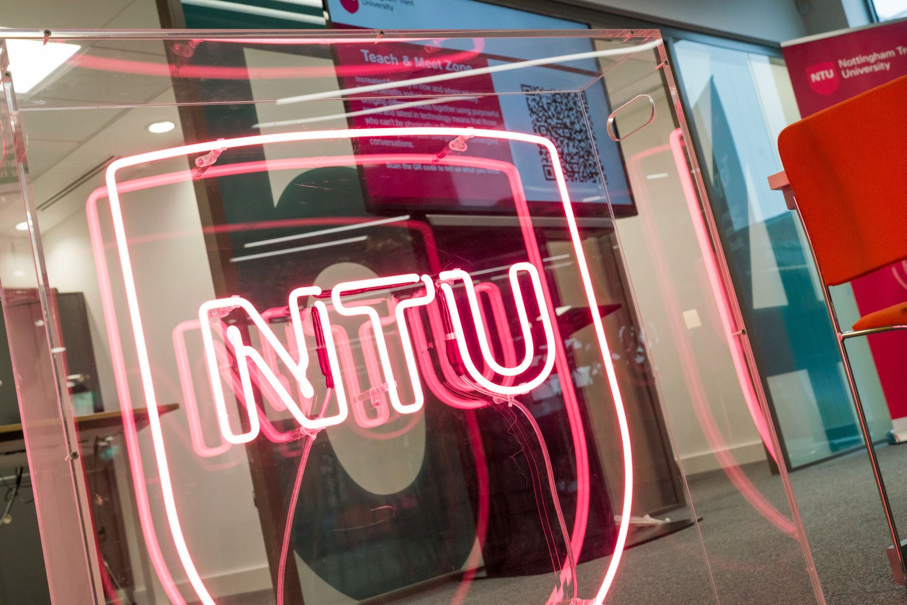 Nottingham Trent University Neon Sign