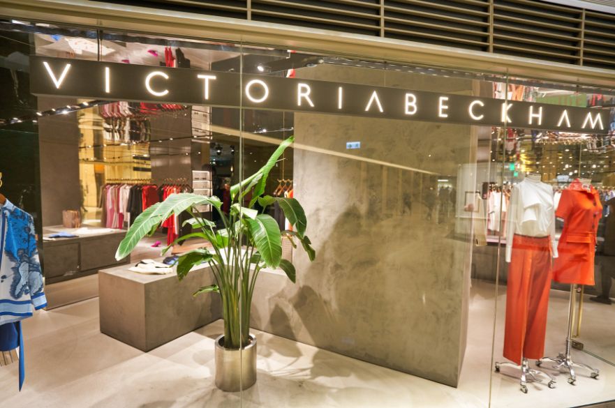 Victoria Beckham fashion designer store window