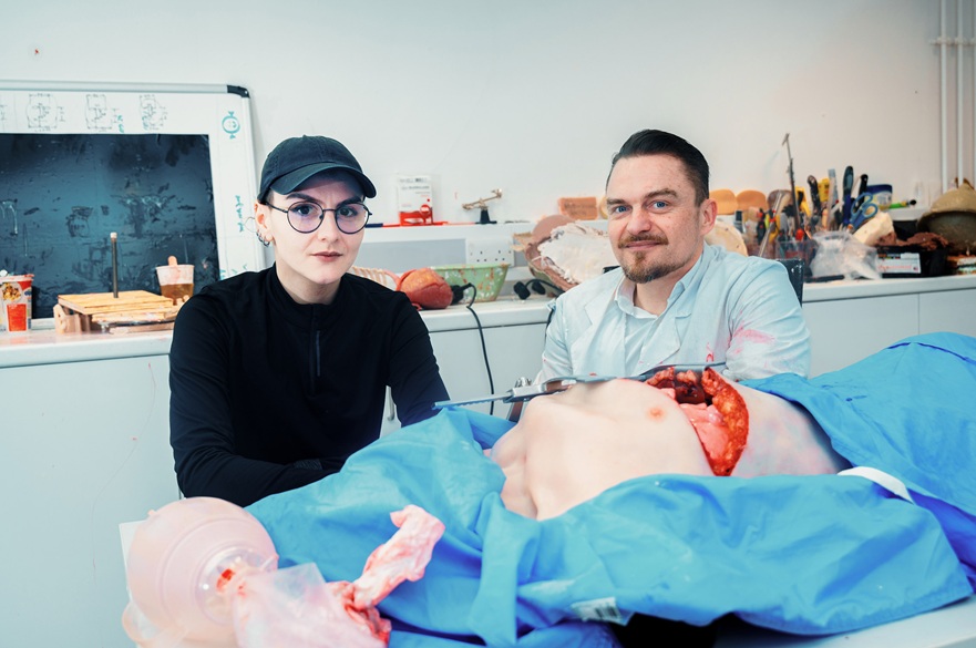 Dr Richard Arm and Andrees Pislaru