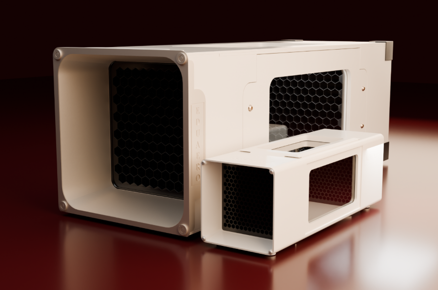 A larger and smaller version of a self-assembly educational aerodynamics kit.