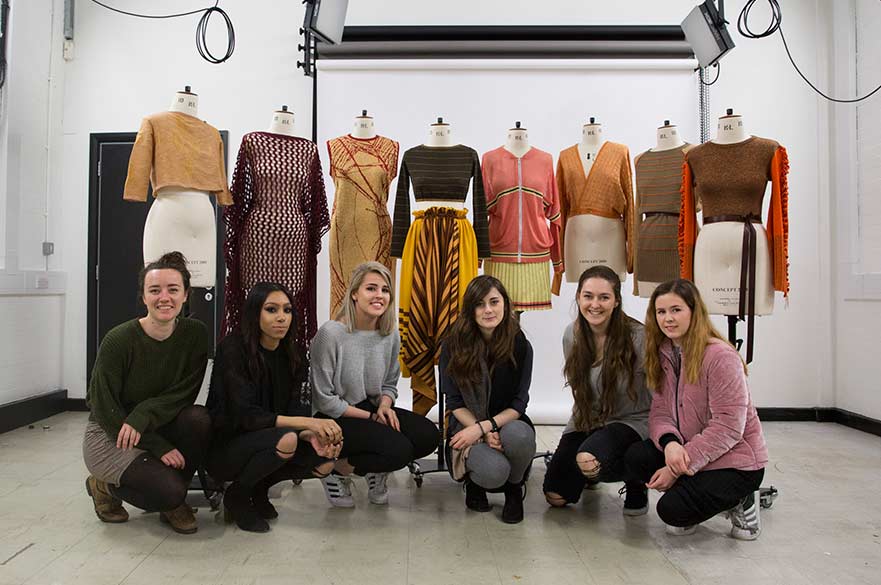 SPINEXPO knitwear students
