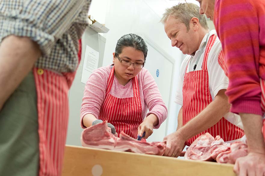 Butchery training room