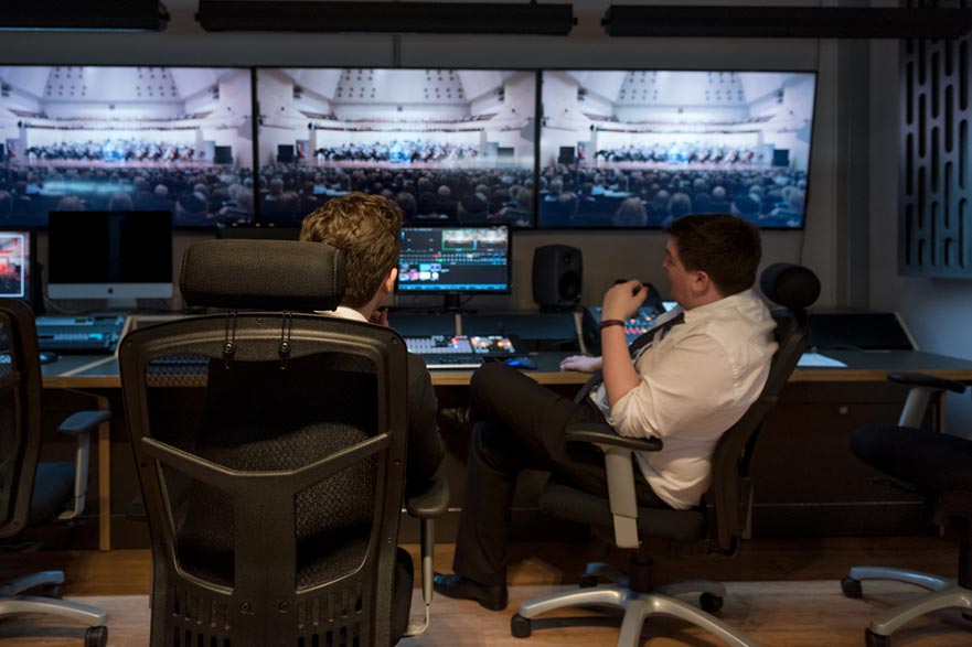 students working in space2