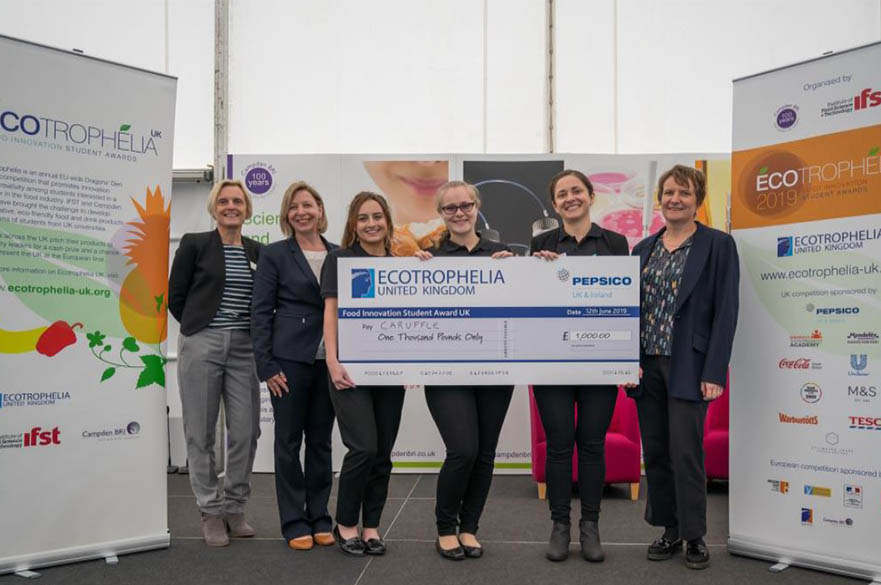 Caruffle team win prize