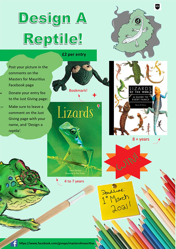 Poster to raise money for Durrell Wildlife