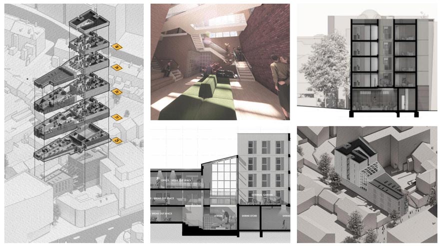 Designs for the new Buddhist Centre In Nottingham