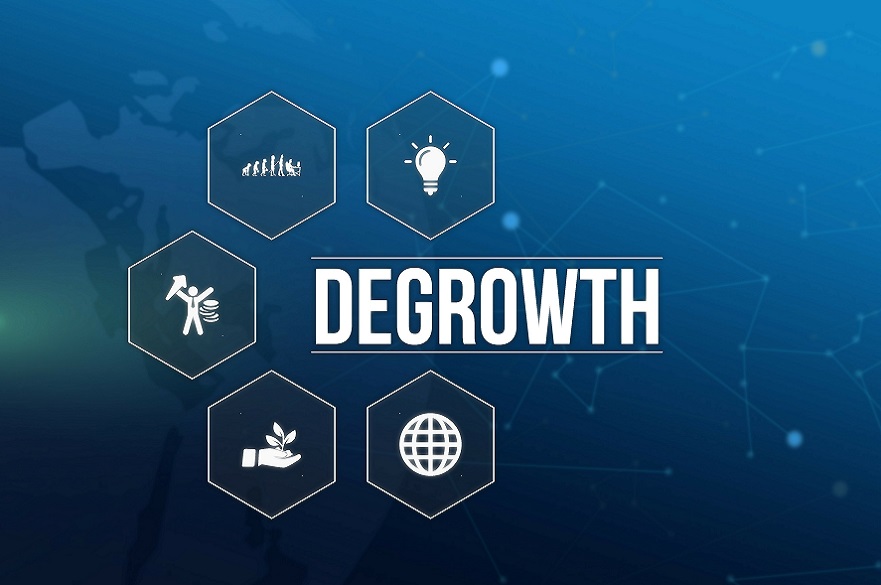 An image depicting degrowth