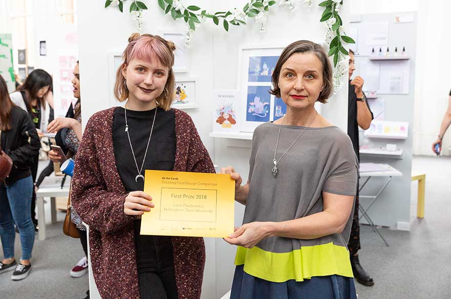 Luna Paszkiewicz and Philippa Phipps, Senior Designer at The Art Group