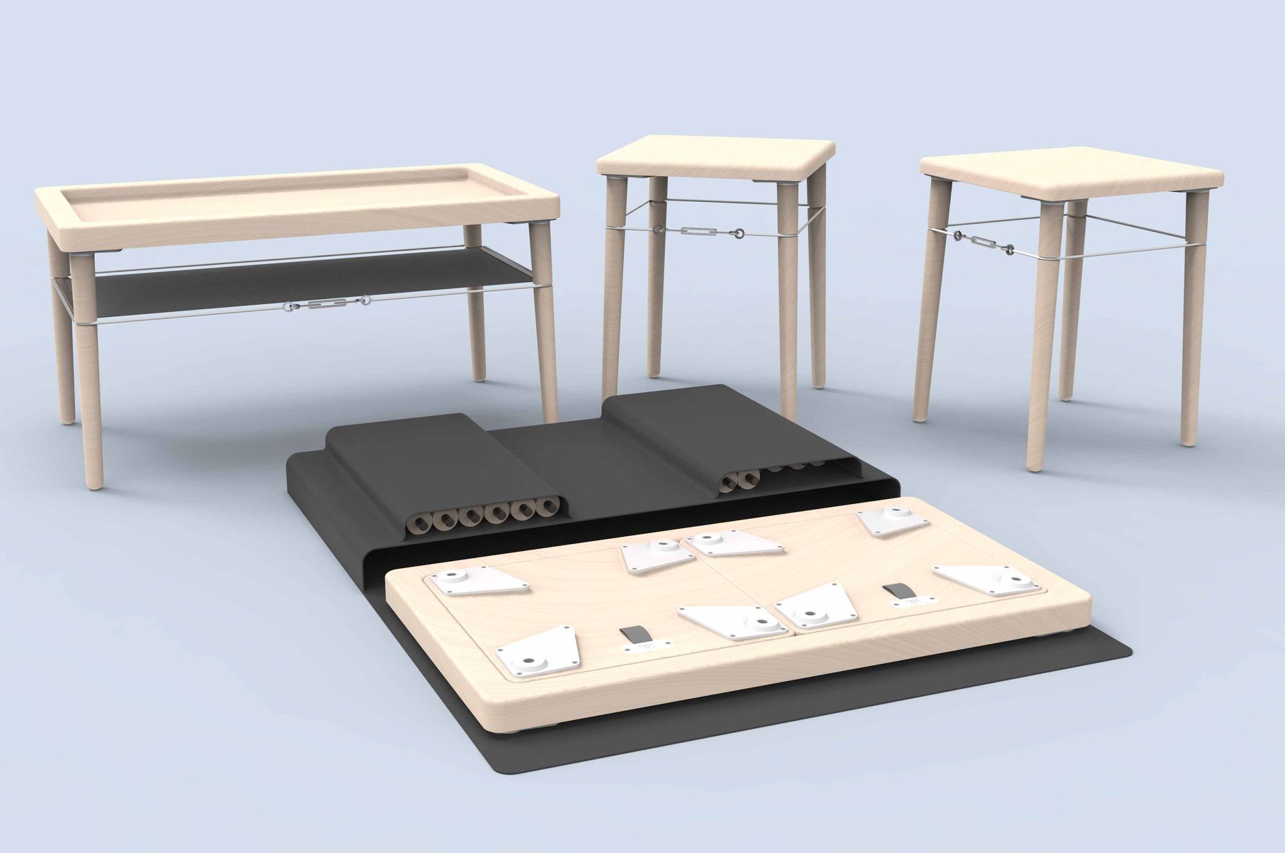 Kit Furniture, James Elliot, BA (Hons) Product Design, 2019