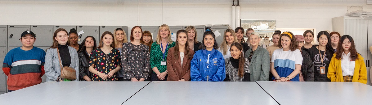 All fashion students taking part in the Boots uniform project