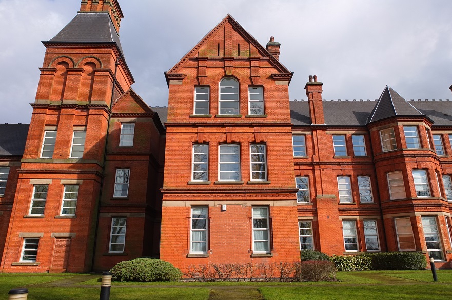 Present day Mapperley Hospital turned into flats