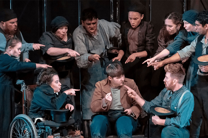 production of oliver twist at leeds playhouse
