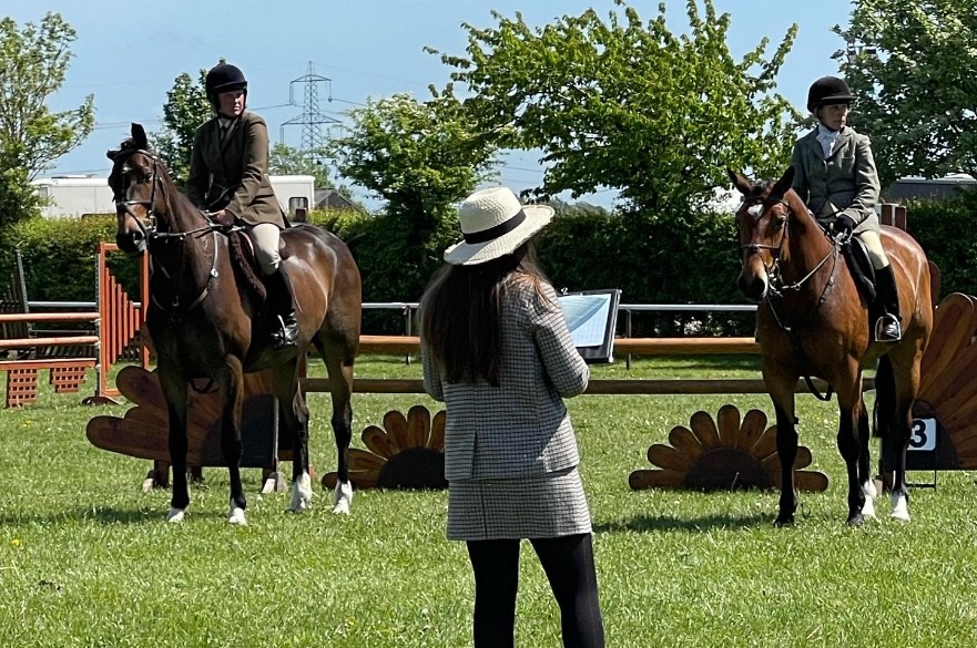 Judging equine at the Nottinghamshire County Show