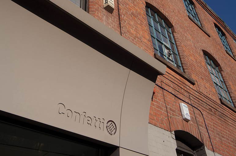 Entrance to Confetti Institute of Creative Technologies