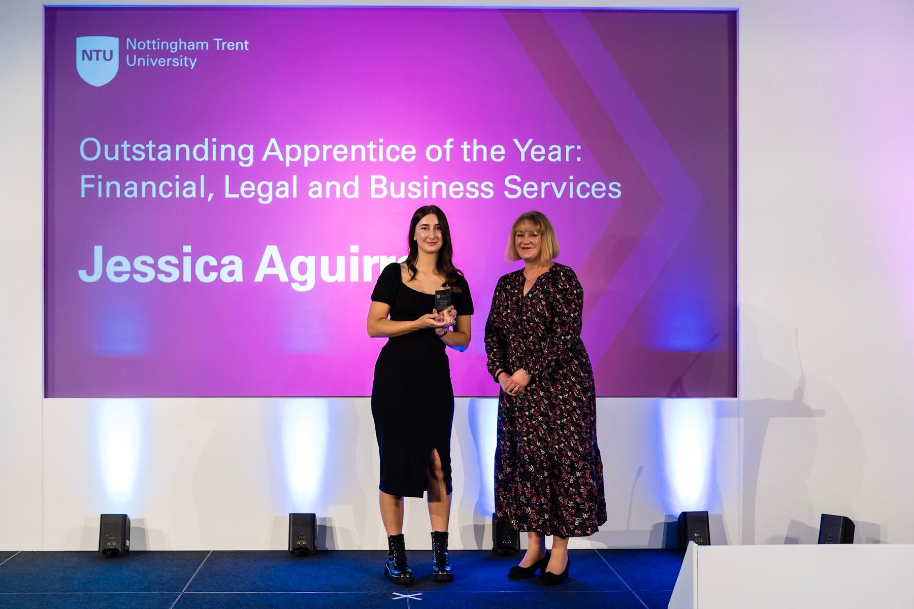 Jessica Aguirre gets NTU Apprenticeship Award 