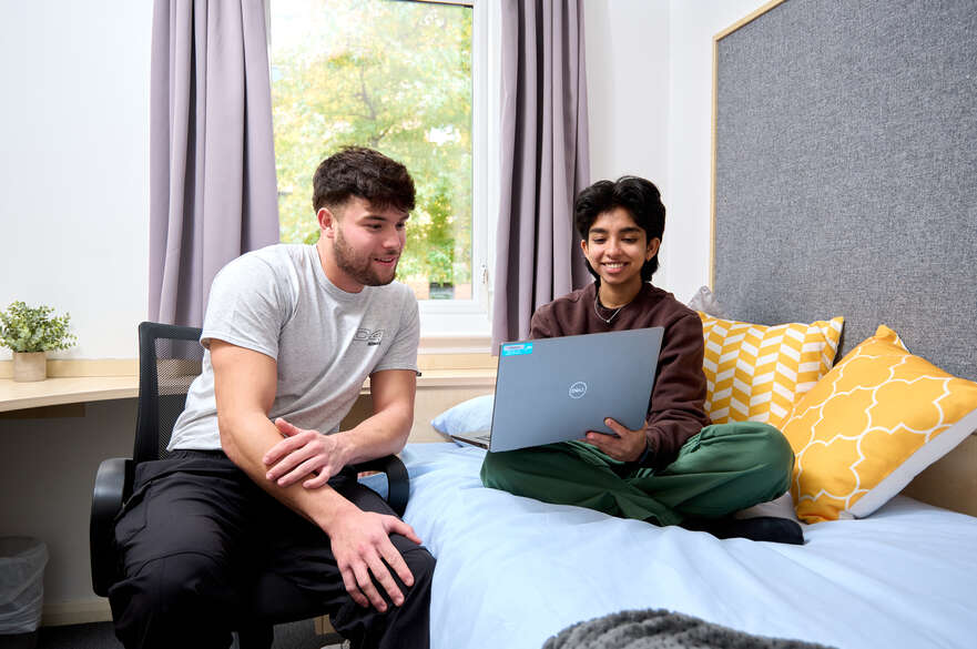Students in Clifton bedroom