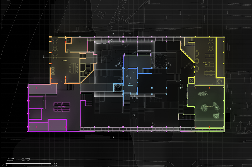 An architect's floor plan.