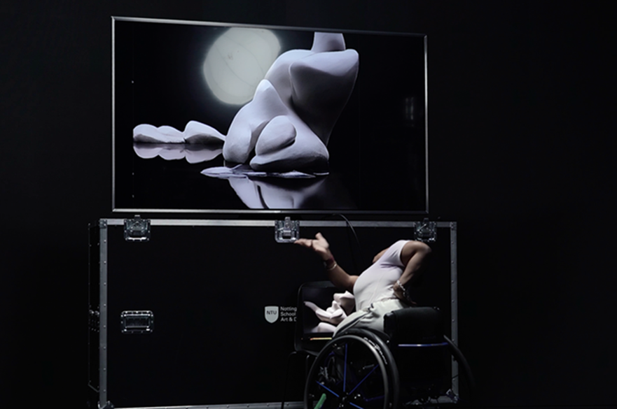 An image from from the immersive exhibition