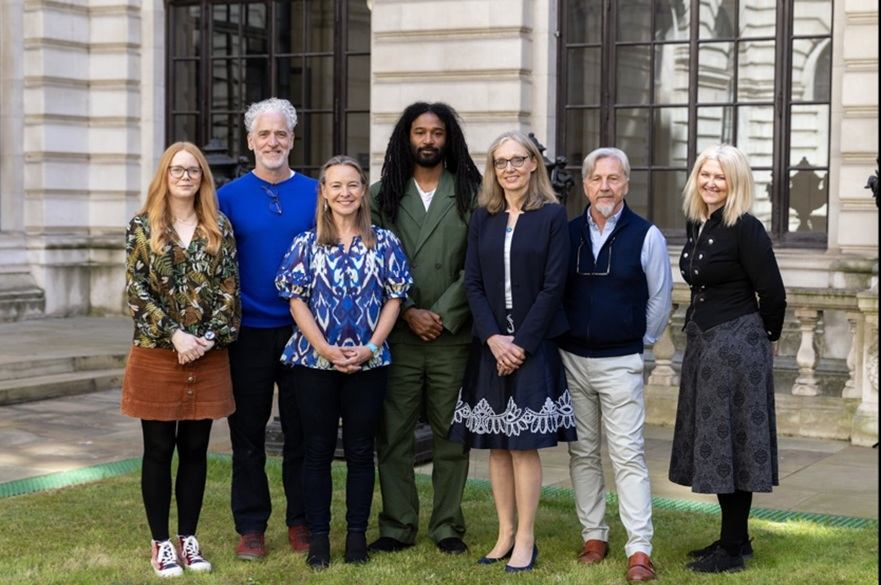 Professor Dawn Scott pictured with expert panel