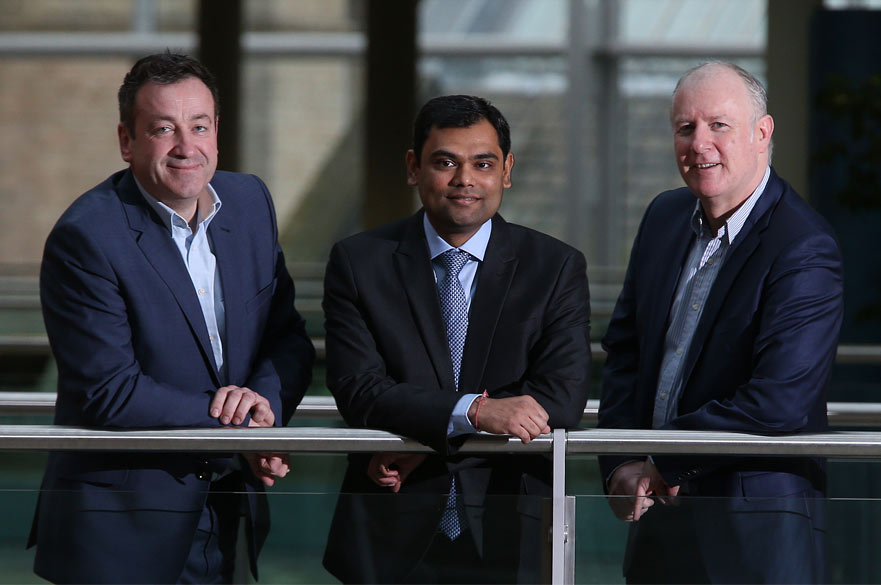 Mike Sassi, Dr Dhaval Patel and Dr Phil Considine