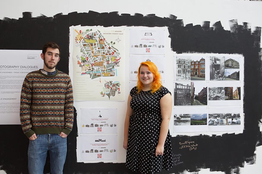 Interactive wartime history map