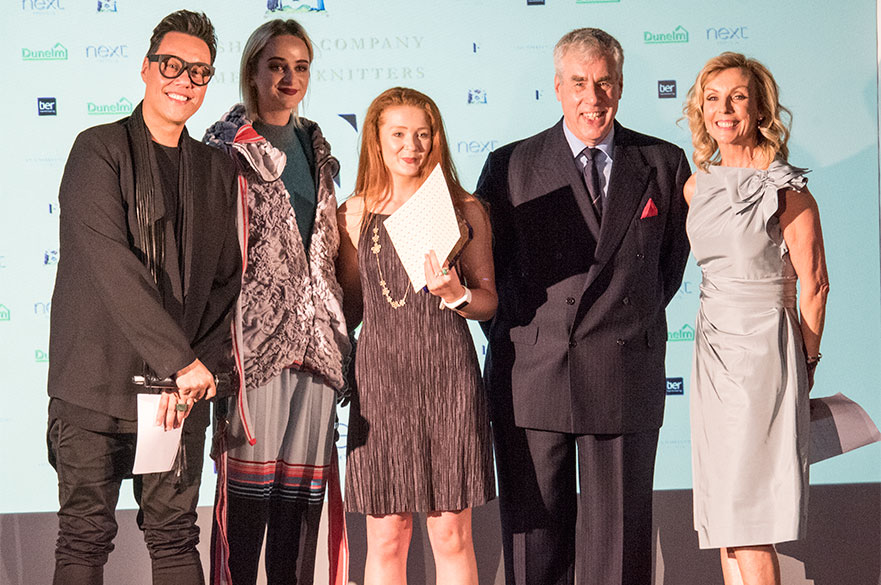 Members of the judging panel and Eilish Pick on stage