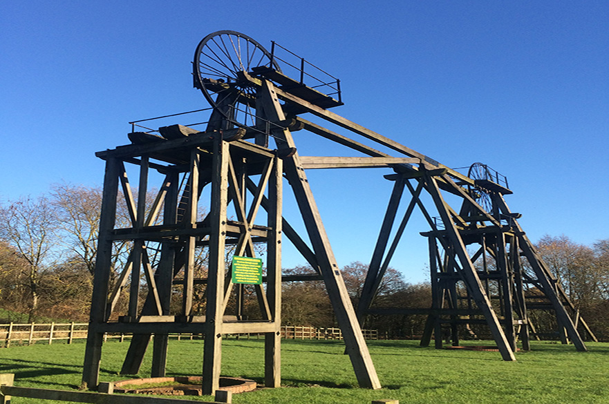 The remains of a Mining Site