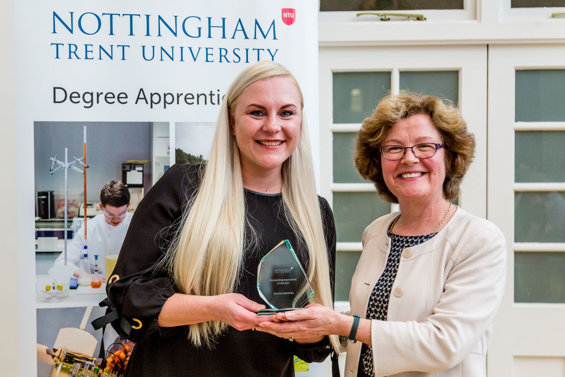 Apprentice collection award for outstanding apprentice of the year within the service industry