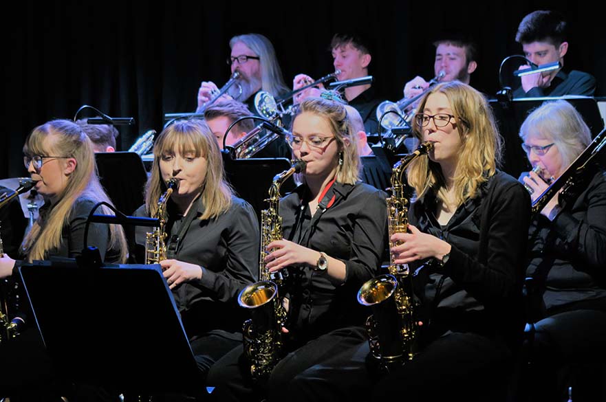 NTU Big Band performing