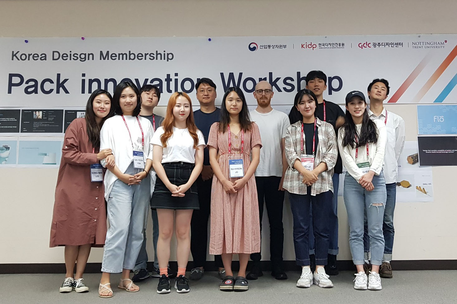 Undergraduate design students from the Korean Design Membership programme