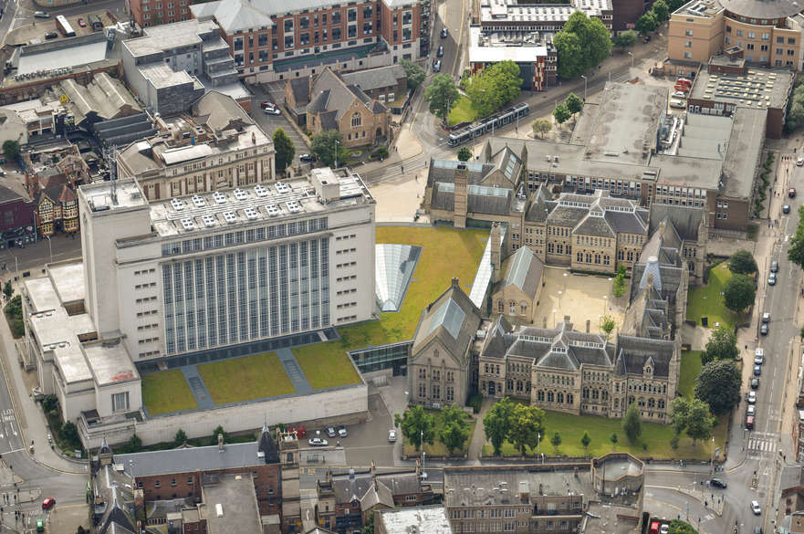 Campus shot aerial