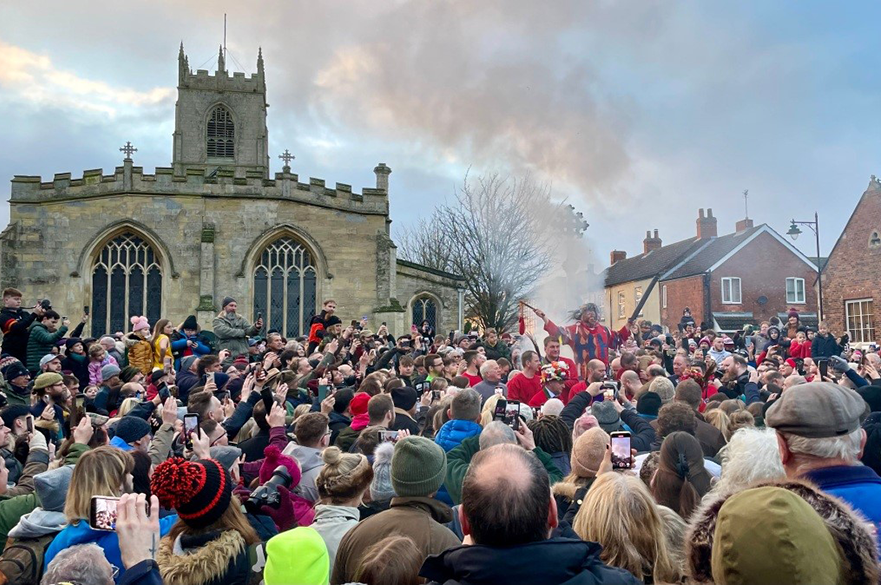 Large Crowd in Lincolnshire for Folk Tale event
