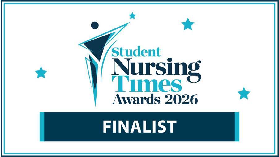student nursing times awards 2026 finalist badge