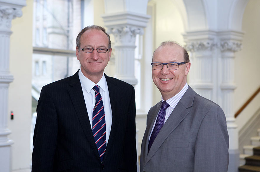 Peter Westland and Mike Baulcombe