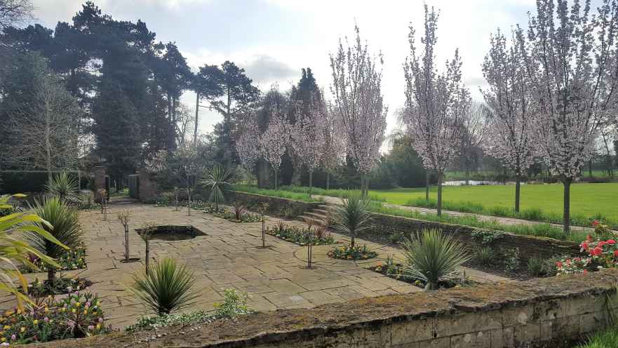 Brackenhurst's sunken garden