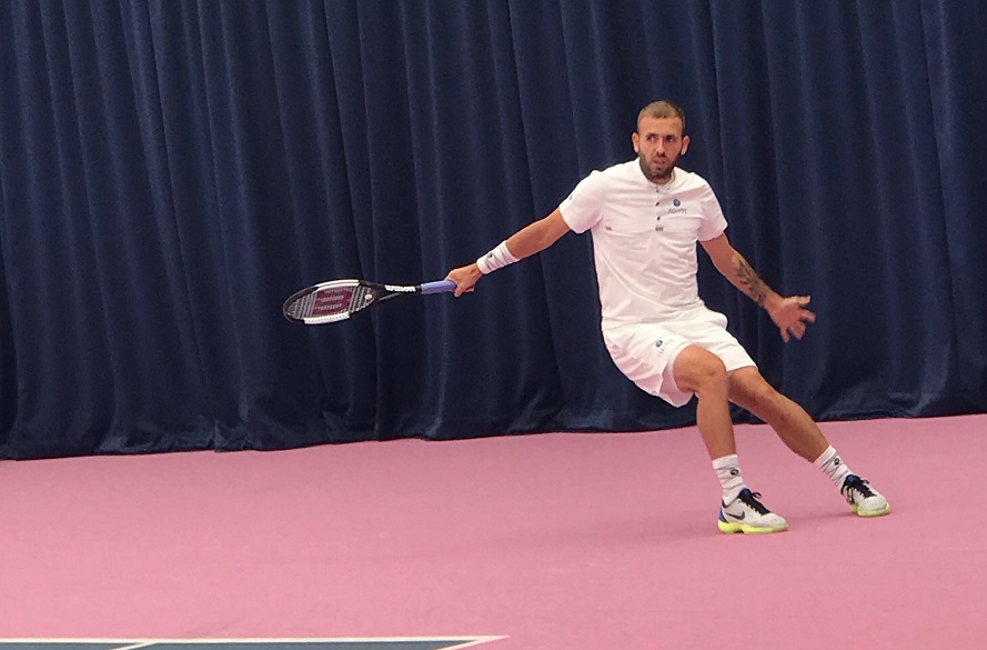 Tennis player Dan Evans