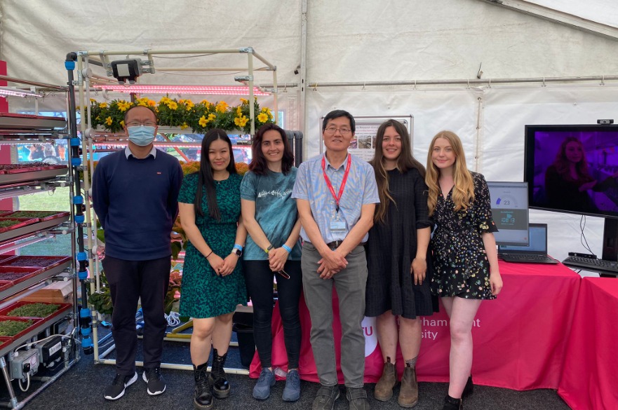 Vertical farm showcase at the Nottinghamshire County Show