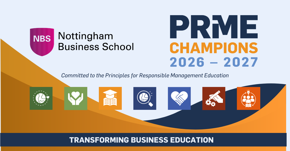 PRME Champion for 2026–2027 